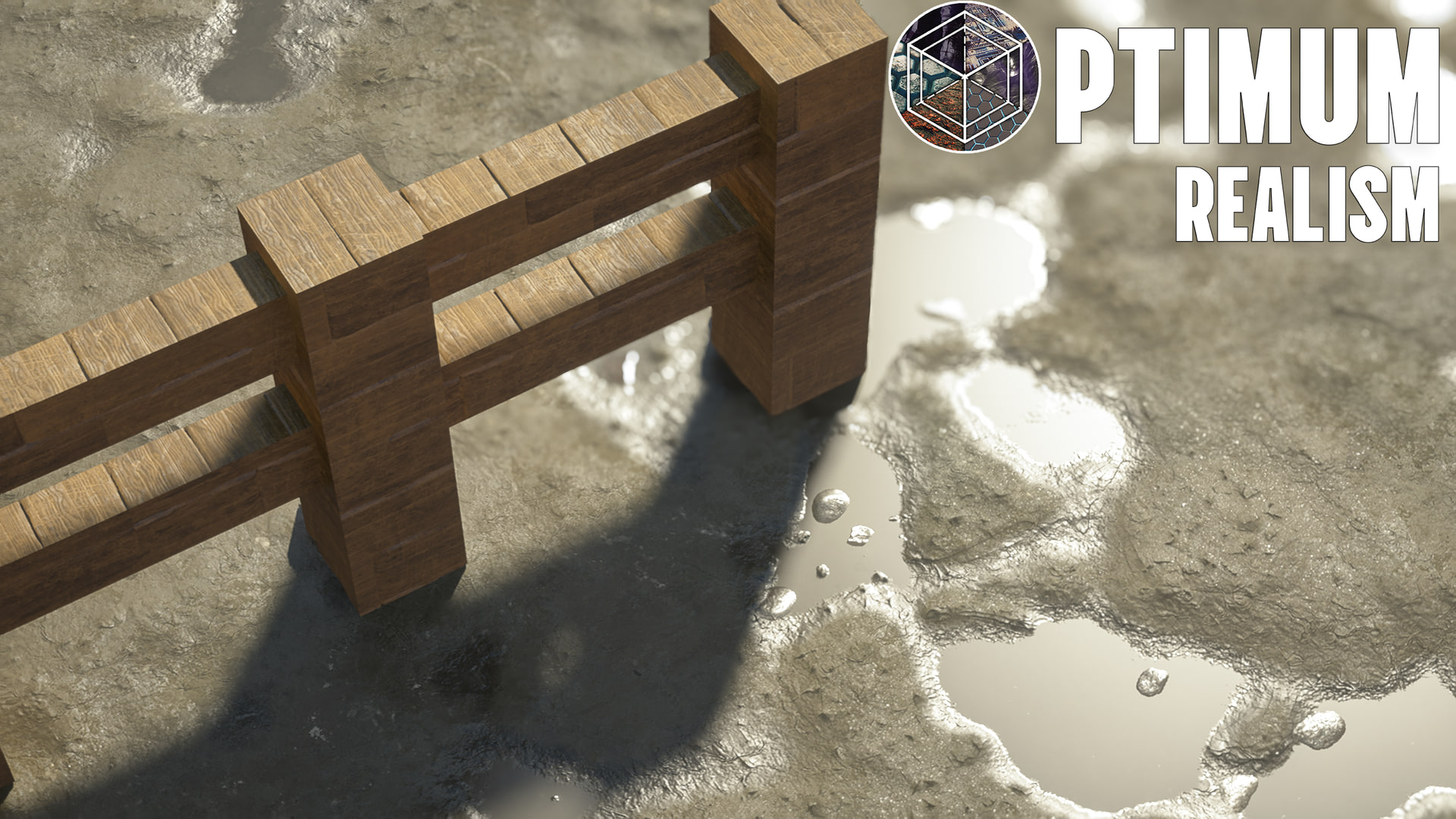 Wet mud texture with realistic detail
