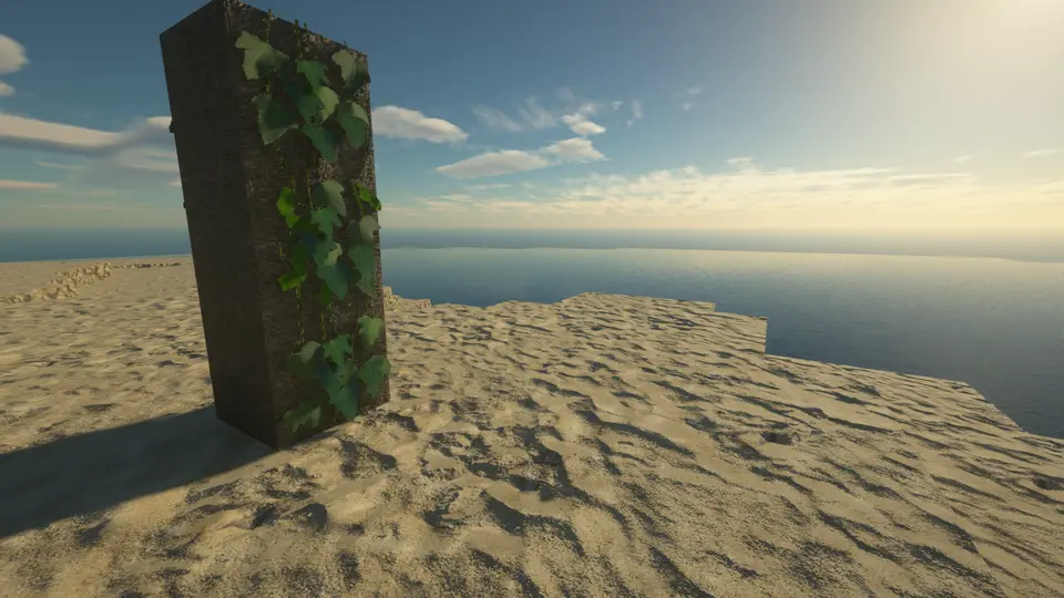 Desert pillar formation