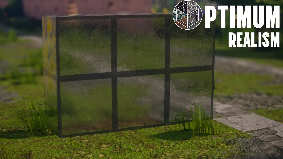 Glass blocks with realistic reflections