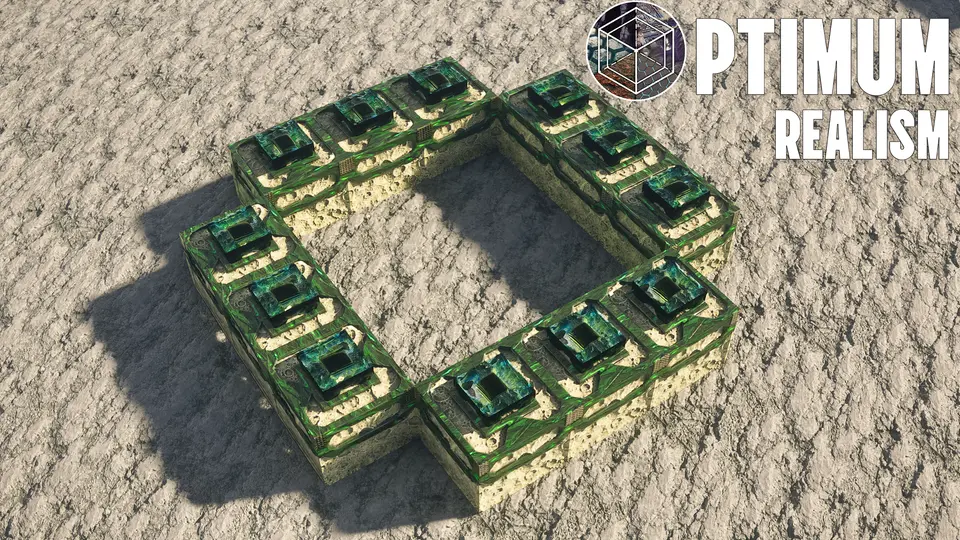 Ender portal with glowing effects
