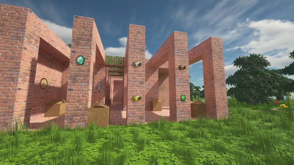 Assorted Minecraft items with realistic textures