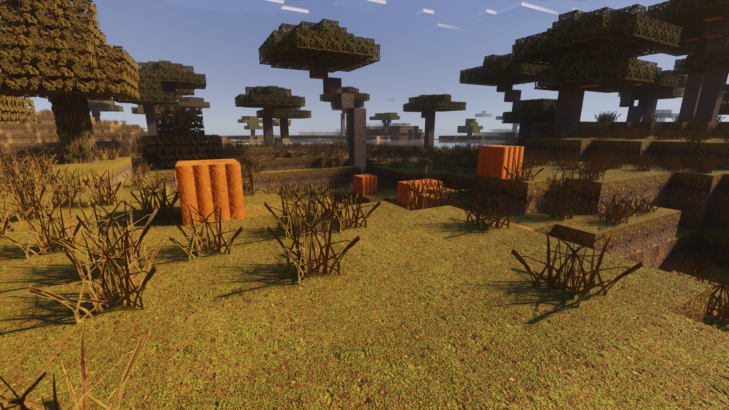 Optimum Realism Bedrock RTX — cinematic landscape showcasing realistic reflections and lighting